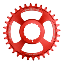 Burgtec Thick-Thin Chainring Race Face Cinch Direct Mount 30T Race Red