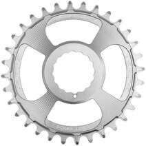 Burgtec Thick-Thin Chainring Race Face Cinch Direct Mount 28T Rhodium Silver