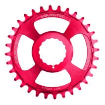 Burgtec Thick-Thin Chainring Race Face Cinch Direct Mount 28T Toxic Barbie Pink