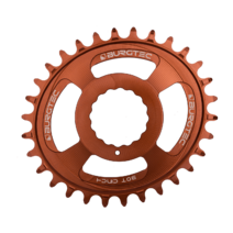 Burgtec Thick-Thin Oval Chainring Race Face Cinch Direct Mount 30T Kash Bronze