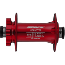 Spank Hex J-Bend Boost Front Hub F15/20 32H Red
