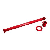 Burgtec Trek Session 194mm Rear Axle - Race Red