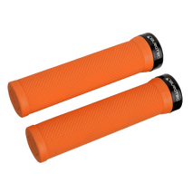 Burgtec Bartender Lock-On Grips - Iron Bro Orange