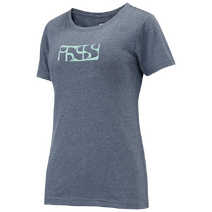 iXS Brand Tee Women Marine/Celeste 38