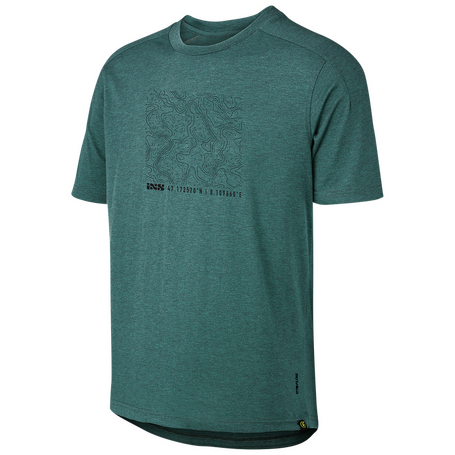 iXS Flow Tech Tee Contour Everglade Large