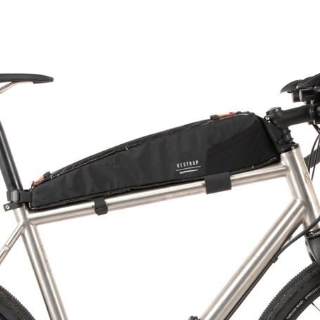 Restrap Race Top Tube Bag - Long  2Litres Black